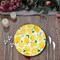 8 Count Lemon Color Themed Paper Dinner Plates for Summer Parties
